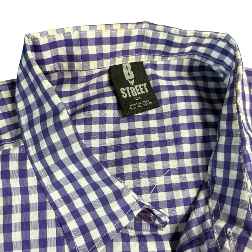 Lot of 2 Men's Short Sleeve, Button Down Shirts Size 3xl - Picture 6 of 15
